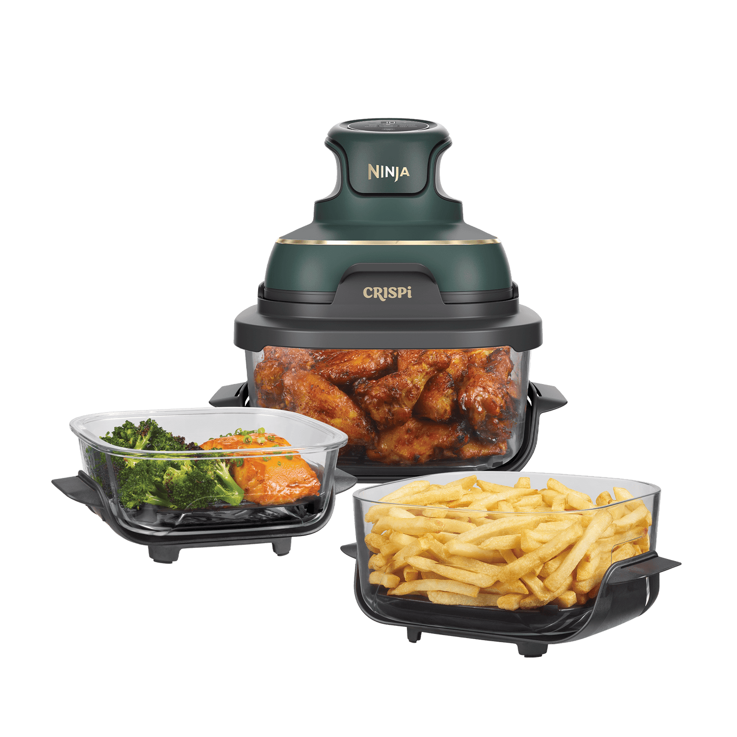 Ninja CRISPi 4-in-1-Glas-Air-Fryer – Grün | Default Title | Main product image