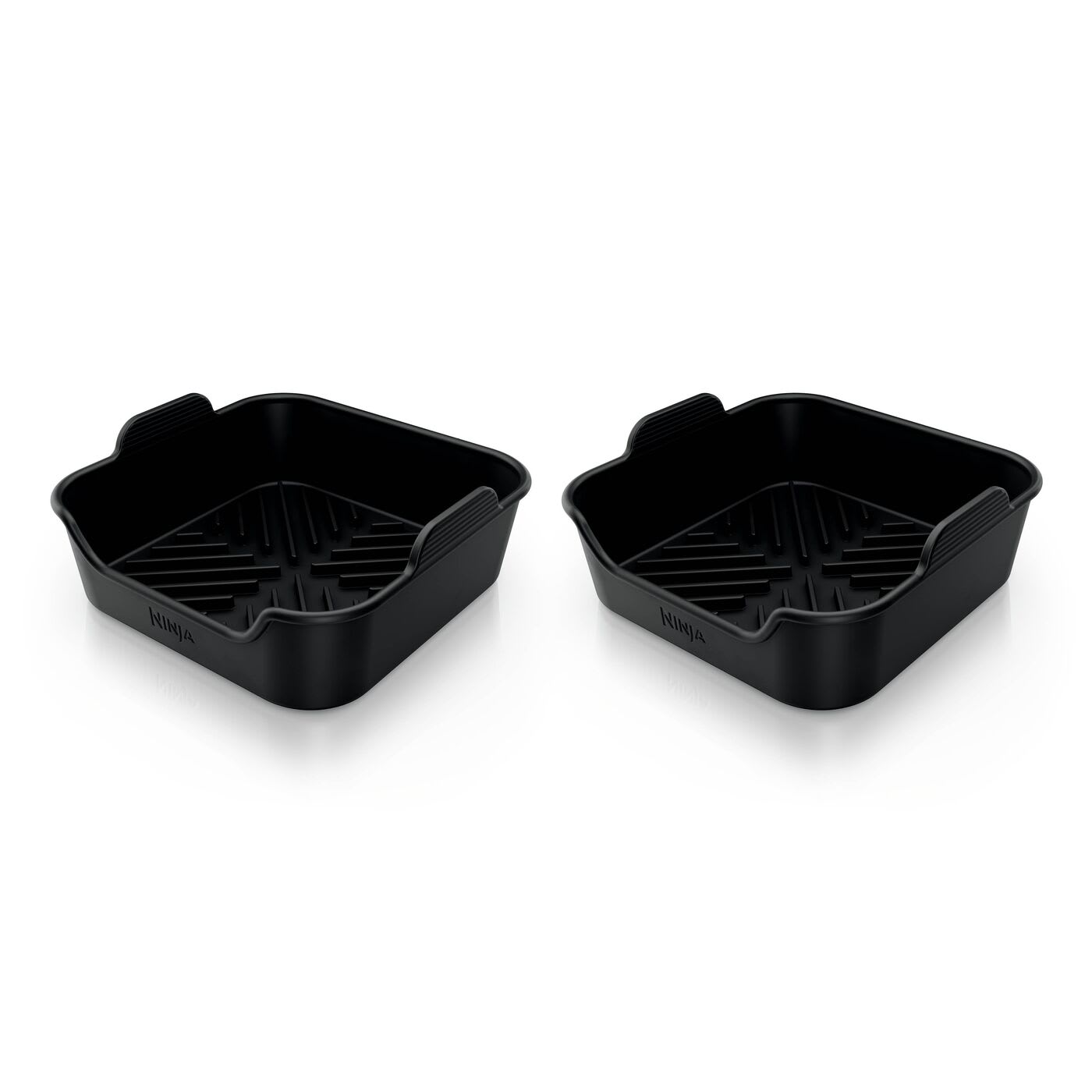 Ninja Set aus 2 faltbaren rechteckigen Silikonschalen für die Heißluftfritteuse XSKSL300EUUK | Default Title | Main product image