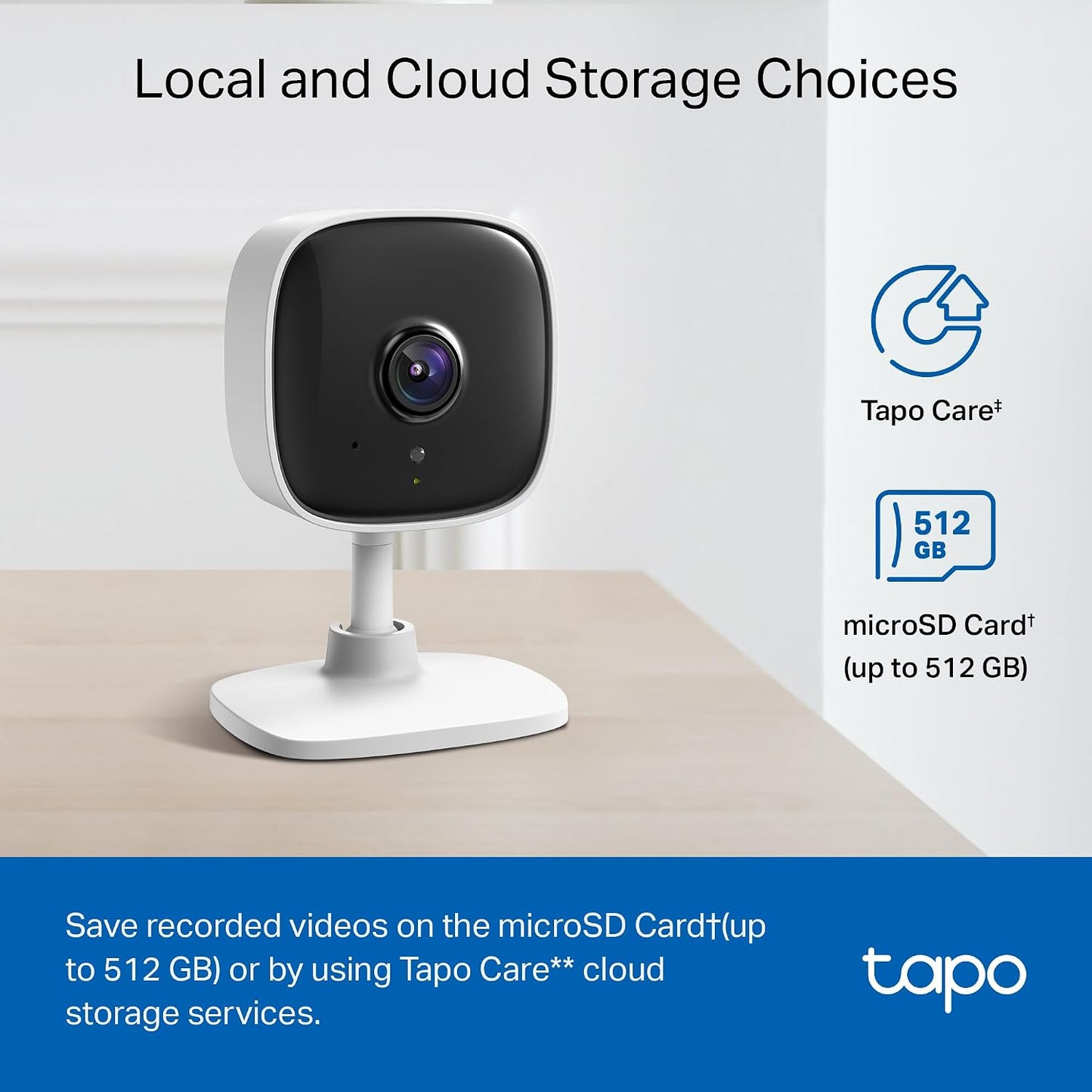 Tapo 1080P Indoor Security Camera, Baby Monitor, Dog Camera, C100(4-Pack) | Motion Detection, 2-Way Audio, Siren, Night Vision, Cloud & SD Card Storage, Works w/Alexa & Google Home, Wired | Product image 4