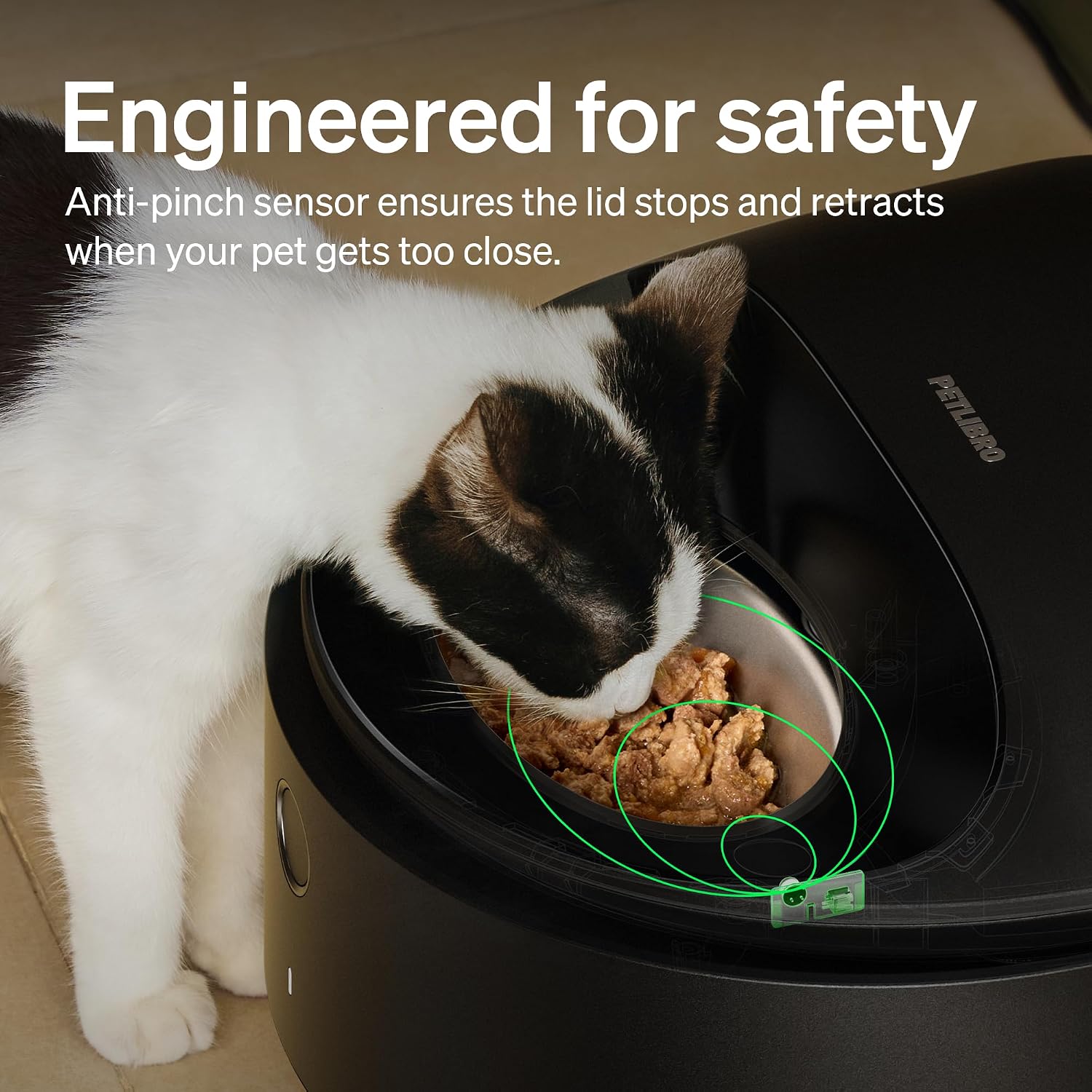 PETLIBRO Automatic Wet Food Cat Feeder 2026 New Version with Semiconductor Cooling, Refrigerated 3 Fresh Meals in 3 Days, App-Controlled Pet Food Dispenser, Stainless Steel Bowl, Easy to Clean | Product image 5