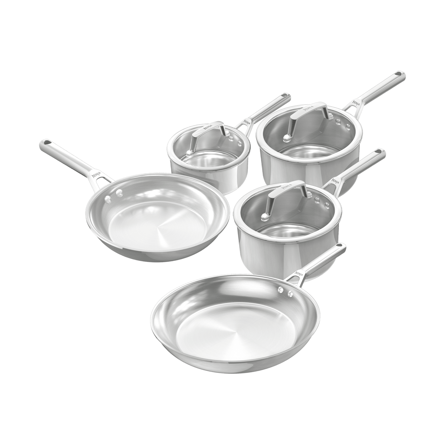 Ninja EverClad 5-teiliges Set aus Edelstahl | Default Title | Main product image