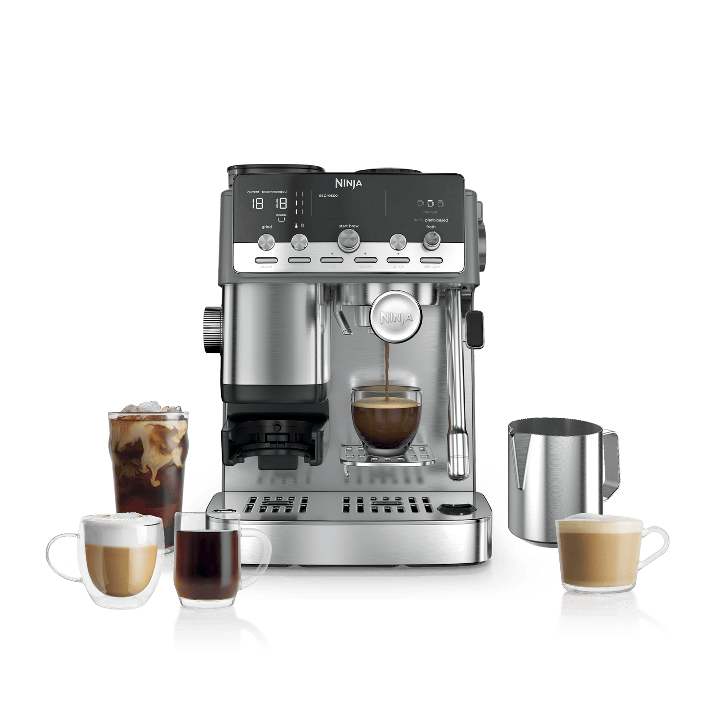 Ninja Luxe Café MINI Plus Kaffeemaschine | Silber | Main product image