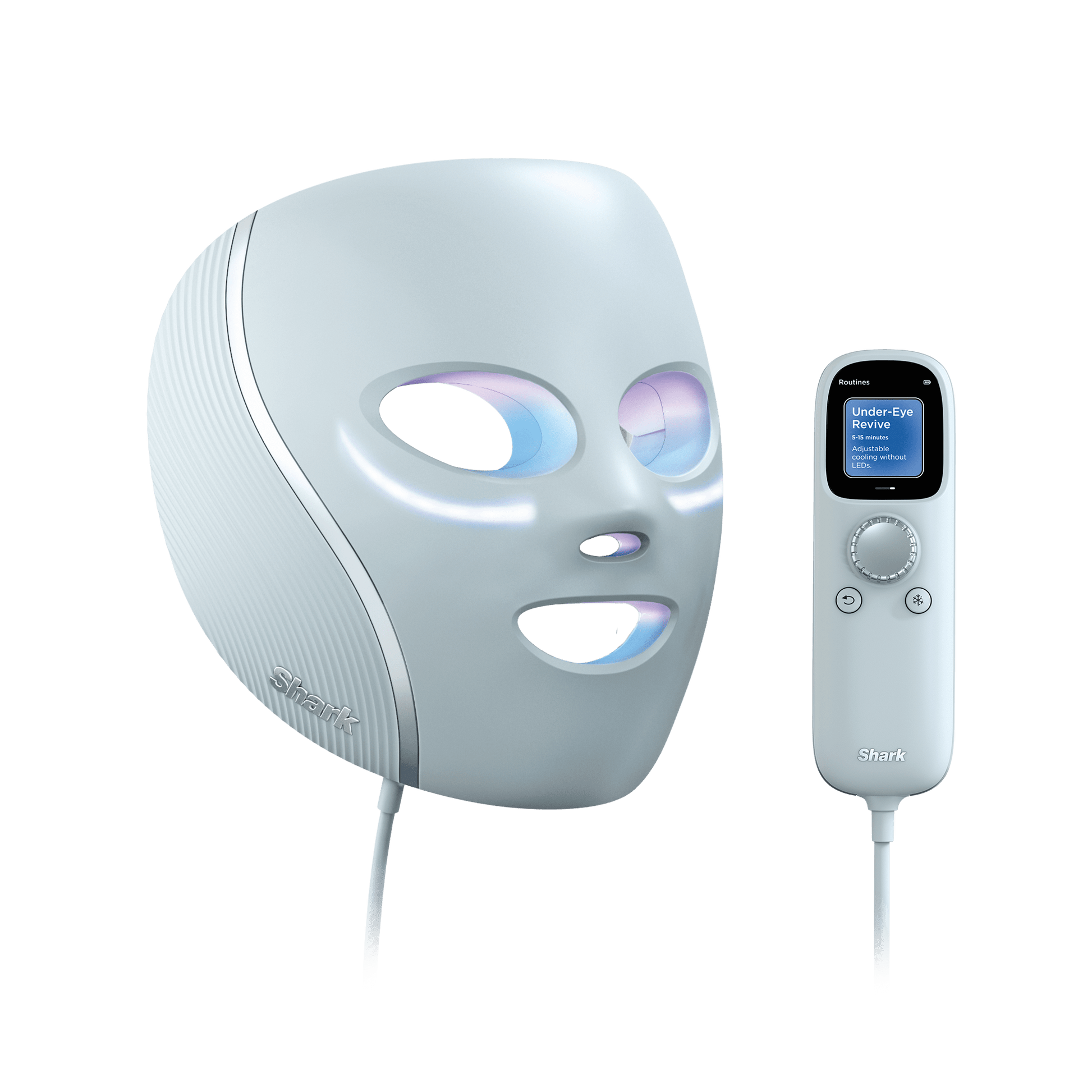 Shark CryoGlow LED-Maske + Kühlung der Augenpartie | Blau | Main product image