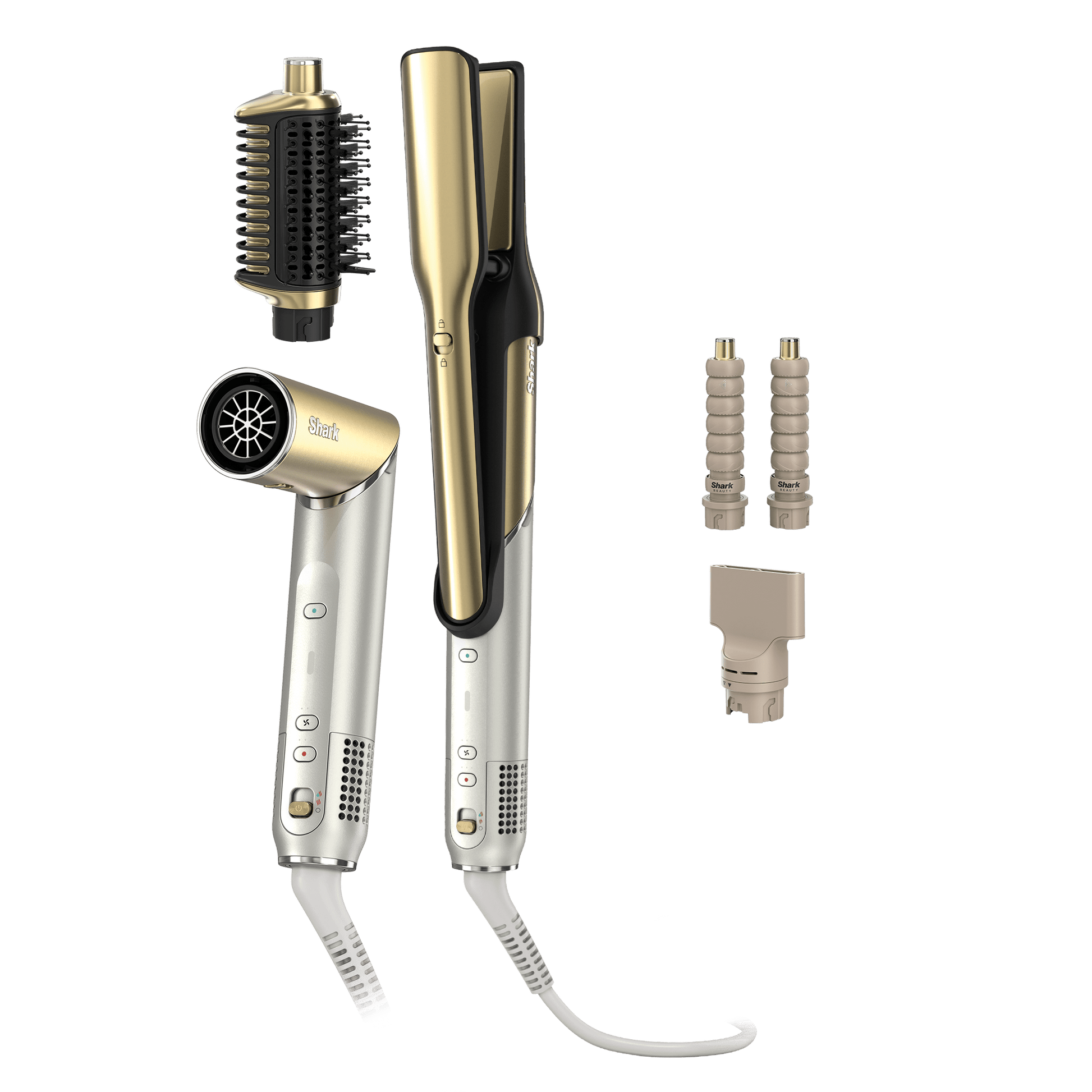 Shark Glam Multistyler für glattes und welliges Haar | Gold | Main product image