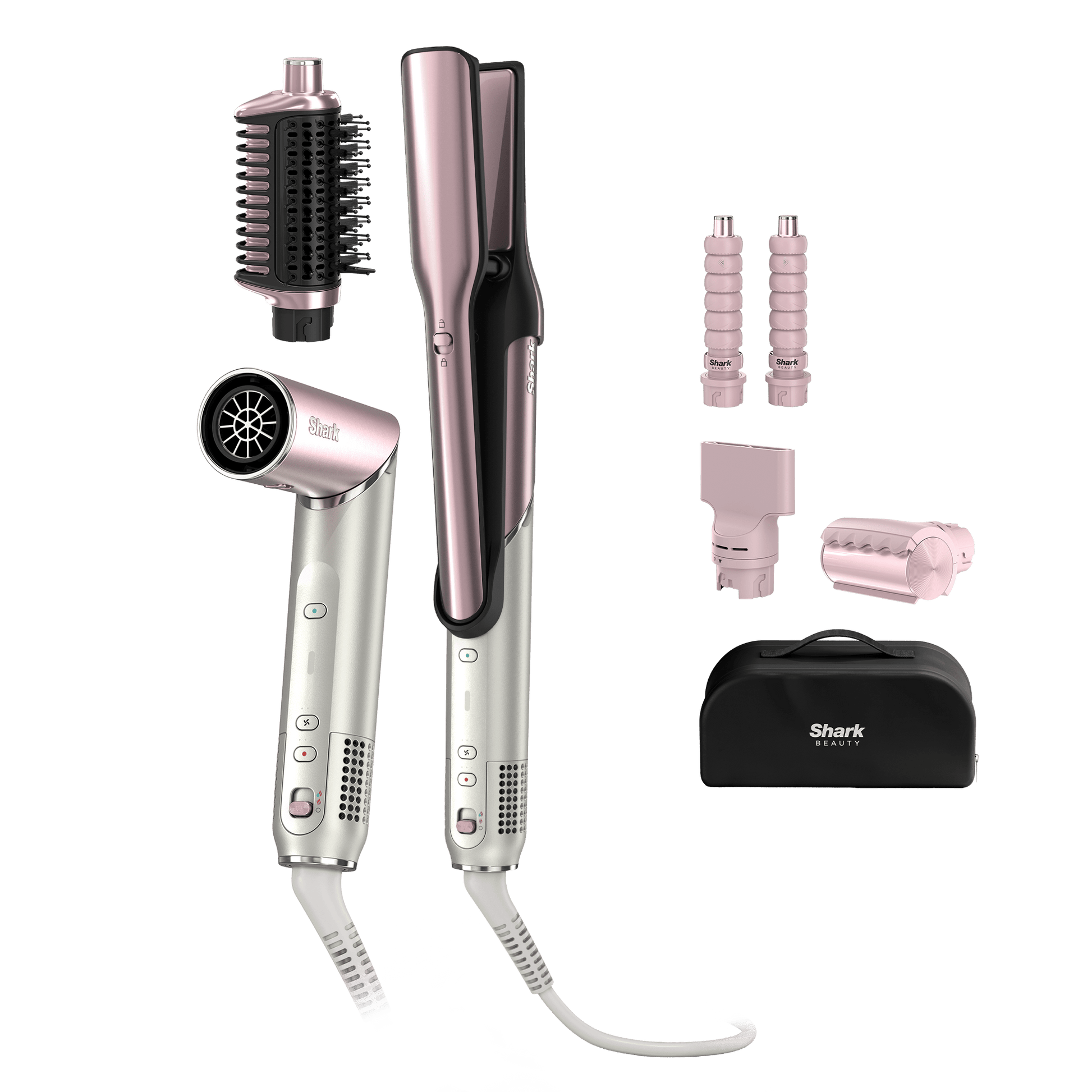 Shark Glam Multistyler für glatte Haare, Wellen und Locken | Rosa | Main product image
