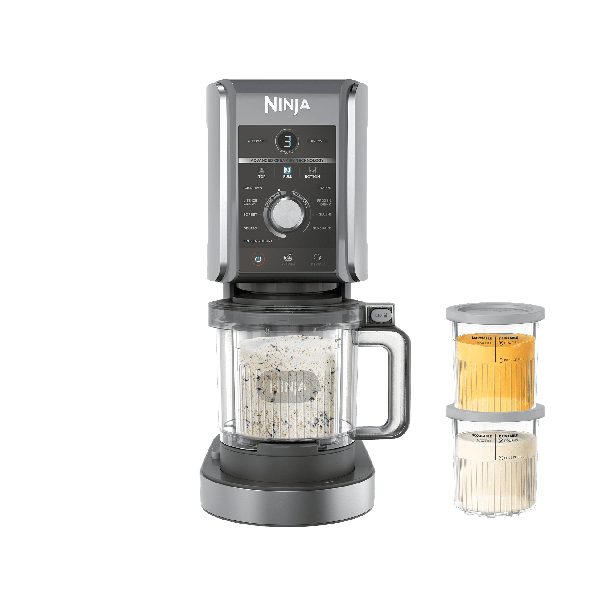 Ninja Creami Deluxe 10-in-1 Eismaschine | Silber | Main product image