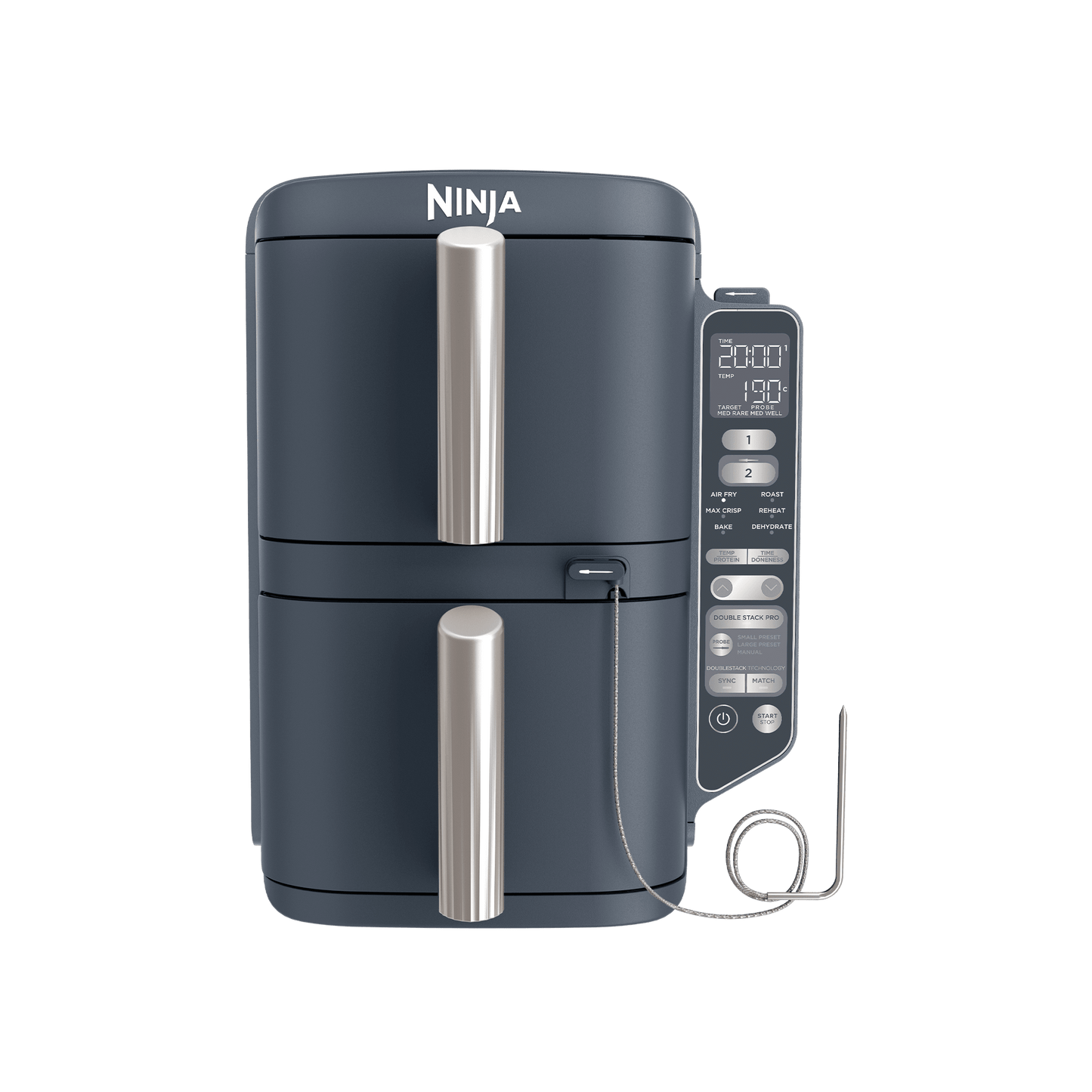 Ninja Double Stack XL 2-Ebenen Heißluftfritteuse 9,5 L | Dunkelblau | Main product image