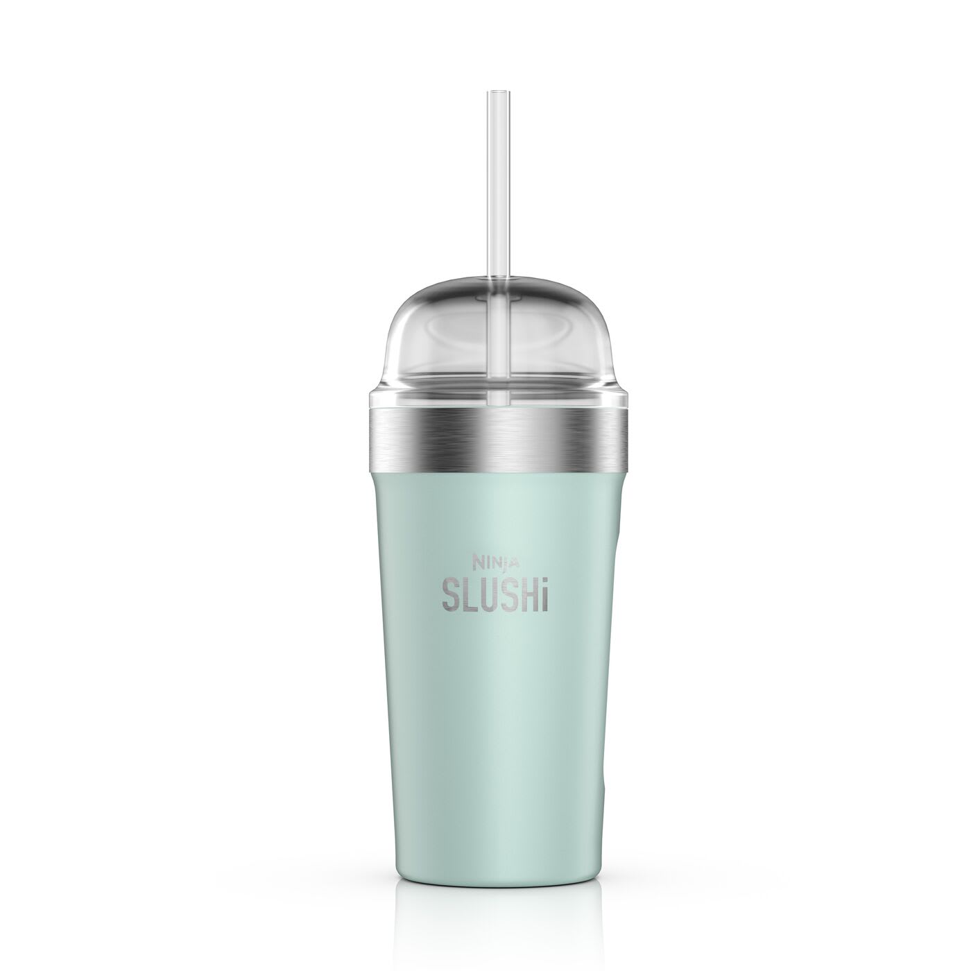 Ninja SLUSHi isolierter Bubble-Becher mit Deckel und Trinkhalm – Gelb