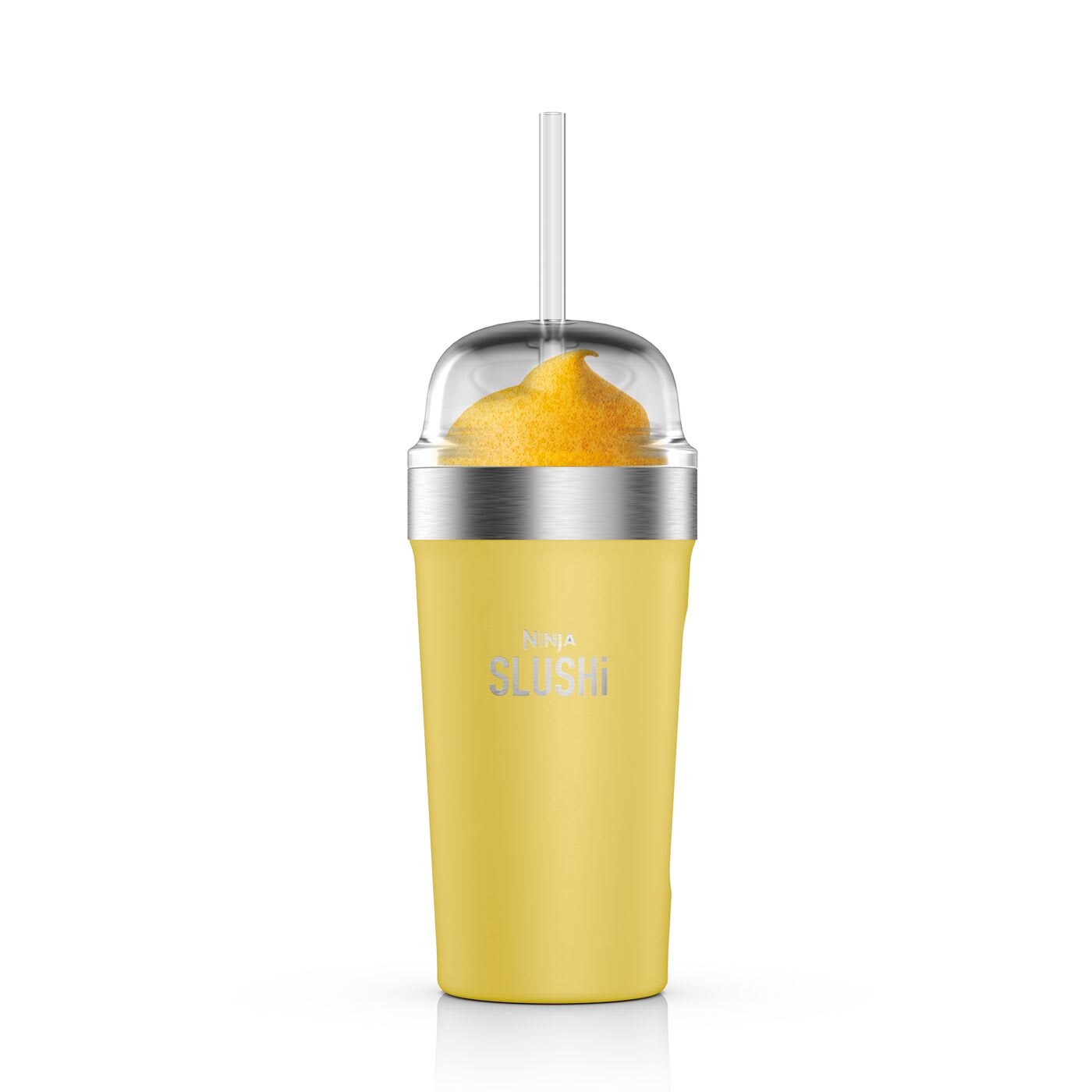 Ninja SLUSHi isolierter Bubble-Becher mit Deckel und Trinkhalm – Gelb | Gelb | Main product image