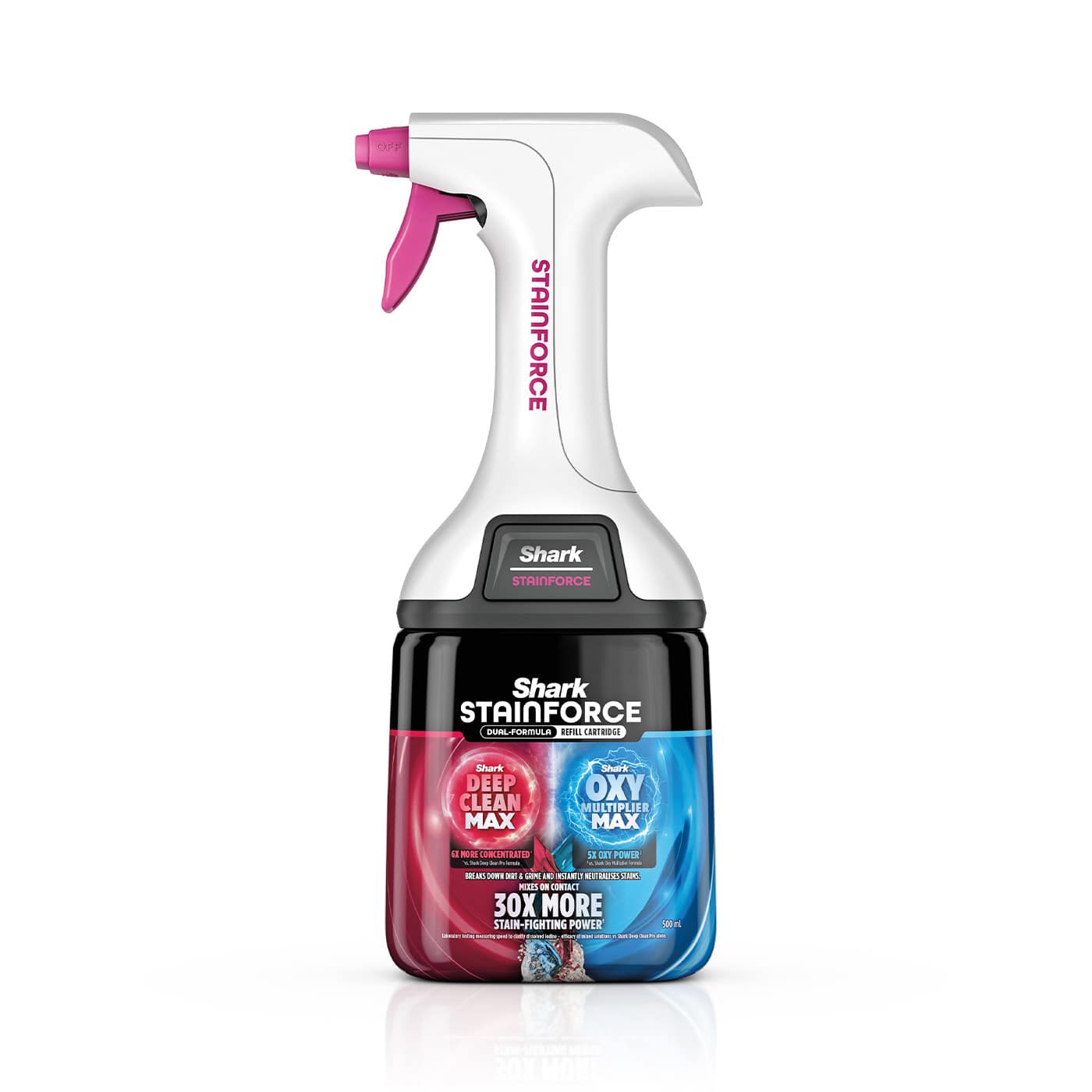 Shark StainForce 500ml-Nachfüllpackung mit Doppelformel und wiederverwendbarem Sprühkopf | Default Title | Main product image