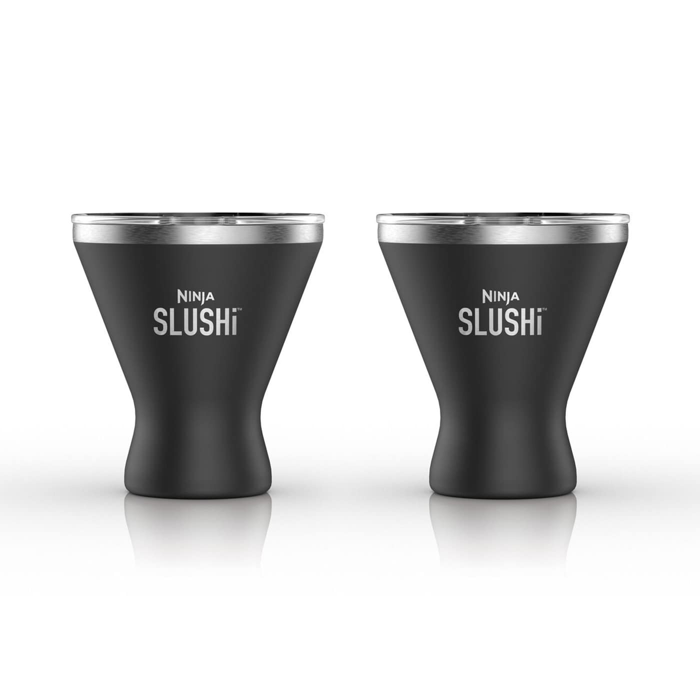 Ninja SLUSHi isolierter Cocktailbecher mit Deckel 2er-Set – Schwarz | Schwarz | Main product image